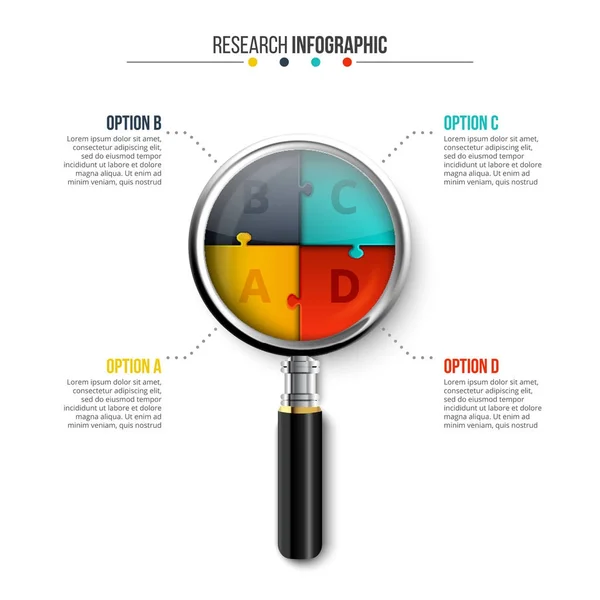 Élément de cercle vectoriel pour infographie . — Image vectorielle