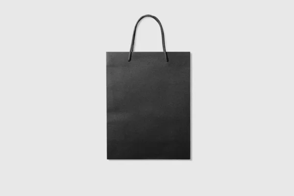 Blank Tote Canvas Bag Mockup Light Grey Background High Resolution