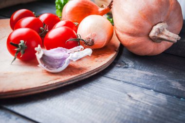 Sebzeler düzleşiyor. Sağlıklı gıda geçmişi