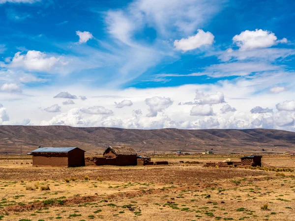 Adobe Farm in Bolivia Stock Image