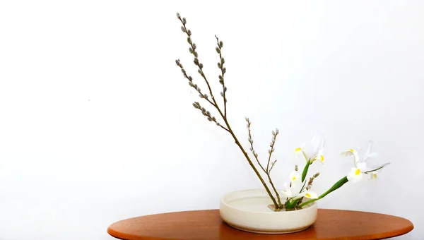 Ikebana Układania Kwiatów Sofii — Zdjęcie stockowe