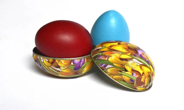 Huevos Pascua Decoraciones Pascua — Foto de Stock