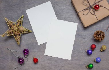 Noel arka plan. Yukarı alay