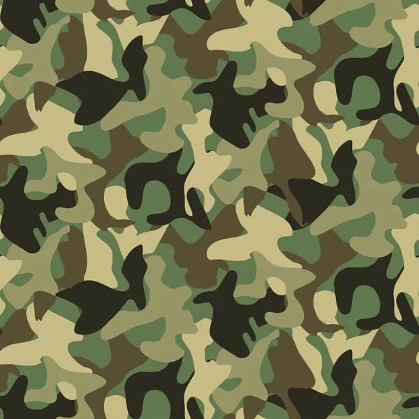 Abstract Military Camouflage Background — Stock Vector