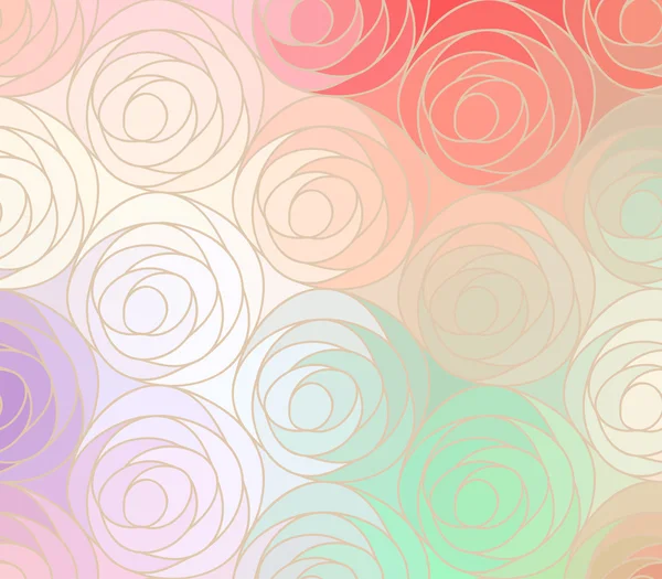 Fond d'onde vectorielle de lignes dessinées à la main doodle — Image vectorielle