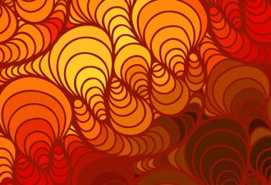 Karalama el çizimlerinin vektör dalga arkaplanı