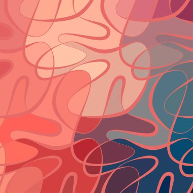 Karalama el çizimlerinin vektör dalga arkaplanı