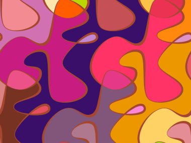 Karalama el çizimlerinin vektör dalga arkaplanı