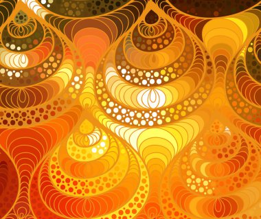 Karalama el çizimlerinin vektör dalga arkaplanı