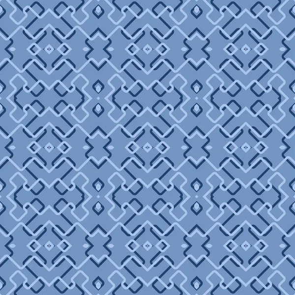 Ретро синій безшовні вектор шпалери — стоковий вектор