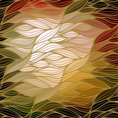 Karalama el çizimlerinin vektör dalga arkaplanı