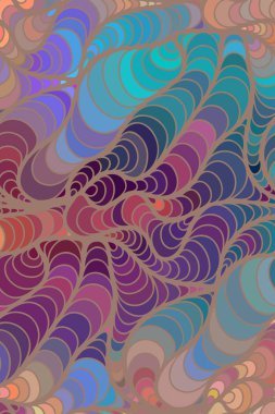 Karalama el çizimlerinin vektör dalga arkaplanı