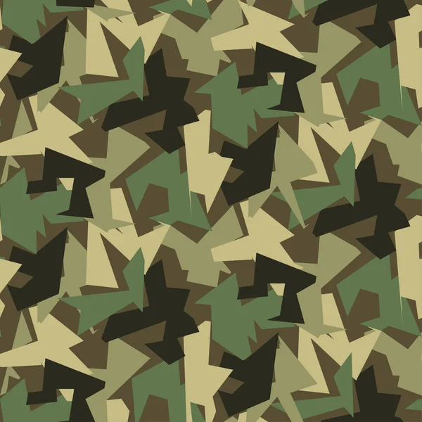 Abstract vector militaire camouflage achtergrond — Stockvector