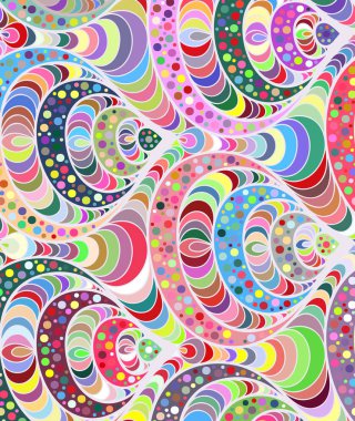 Karalama el çizimlerinin vektör dalga arkaplanı