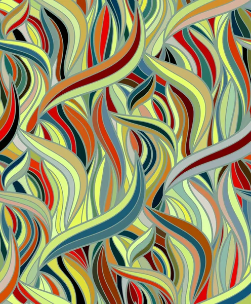 Fond d'onde vectorielle de lignes dessinées à la main doodle — Image vectorielle