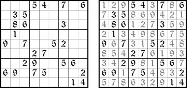 Vektör Sudoku oyunu