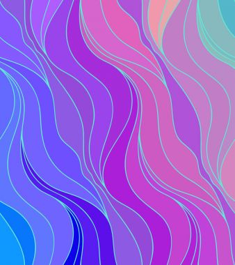 Karalama el çizimlerinin vektör dalga arkaplanı