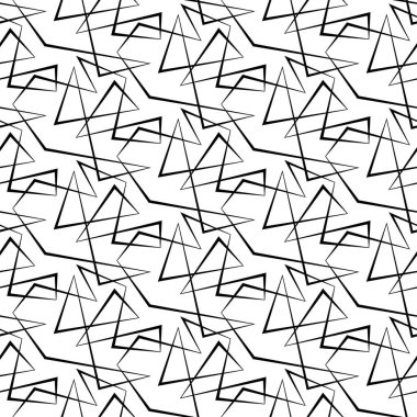 Soyut vektör kesintisiz beyaz arka plan siyah çizgiler.