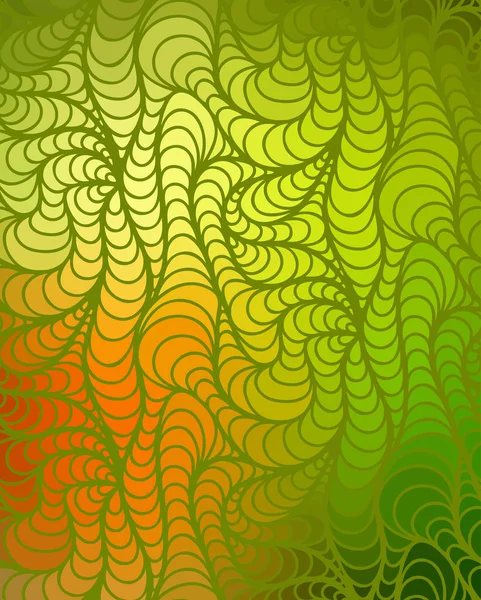 Фон векторной волны из каракулей, нарисованных вручную — стоковый вектор
