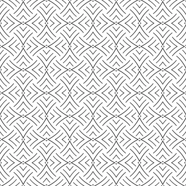 Бесшовный черно-белый геометрический узор — стоковый вектор
