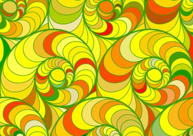 Karalama el çizimlerinin vektör dalga arkaplanı