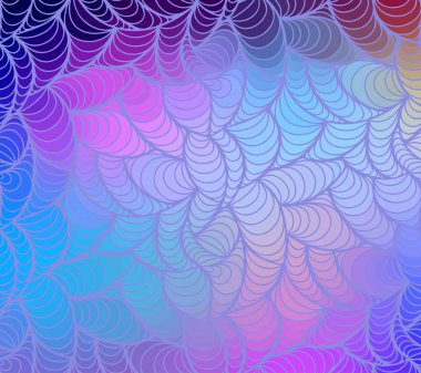 Karalama el çizimlerinin vektör dalga arkaplanı