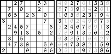 Vektör Sudoku oyunu