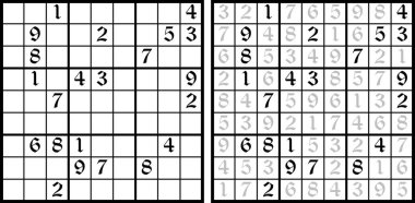 Vektör Sudoku oyunu