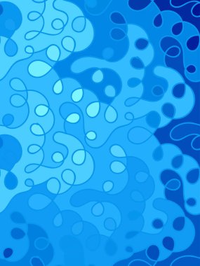 Karalama el çizimlerinin vektör dalga arkaplanı