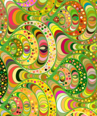 Karalama el çizimlerinin vektör dalga arkaplanı