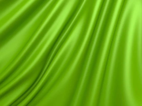 Abstrakta konsistens. Grön siden — Stockfoto