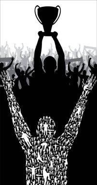 Erkekler iç. Poster. Vektör