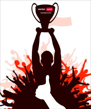 Şampiyonlar Kupası. Poster. Vektör