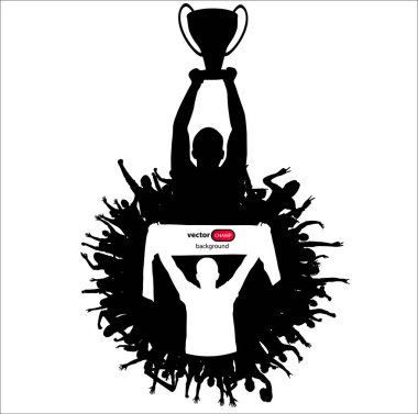 Şampiyonlar Kupası. Poster. Vektör