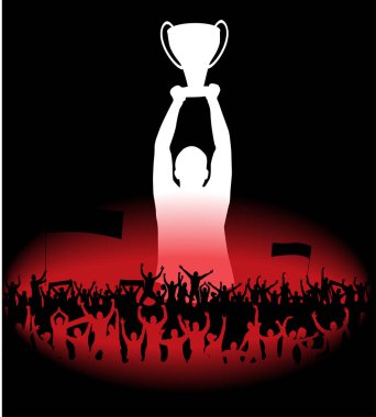 Şampiyonlar Kupası. Poster. Vektör