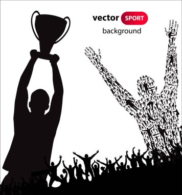 Eller eğlenceli insanlar. Vektör