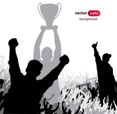 Eller eğlenceli insanlar. Vektör