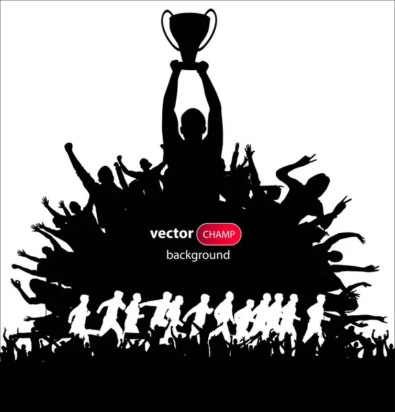 Copa de Campeones. Cartel. Vector — Archivo Imágenes Vectoriales