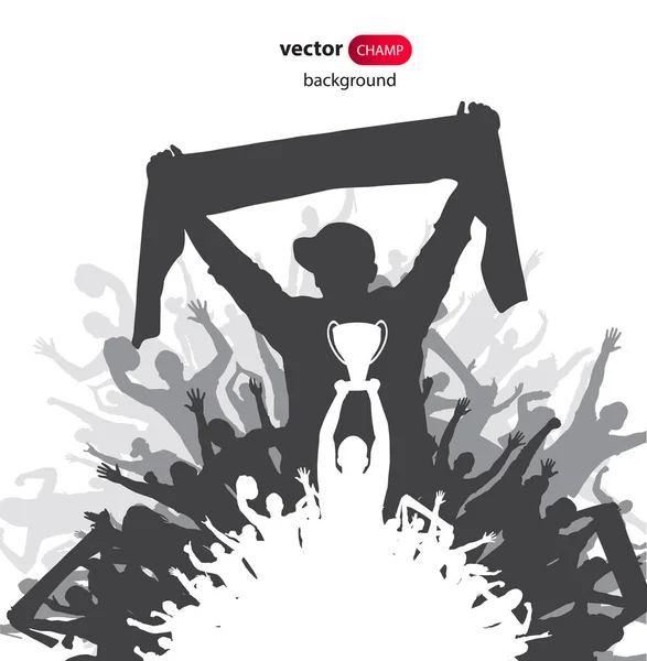 Şampiyonlar Kupası. Poster. Vektör