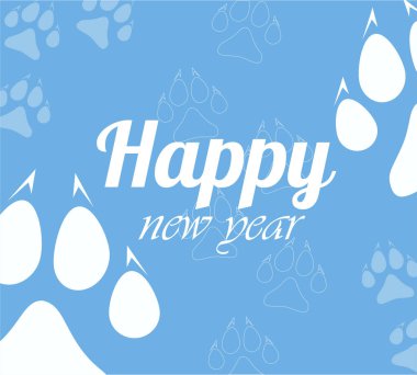 Noel kartları 2018 yıl köpek başına