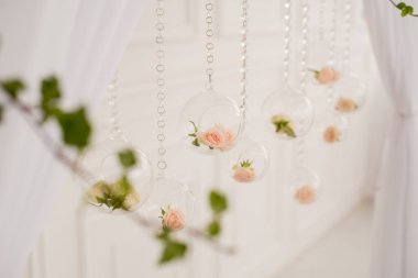 çiçekli düğün kemer