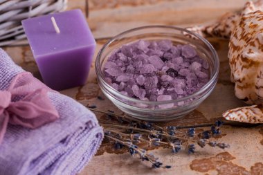 Eflatun masada güzel spa kompozisyon