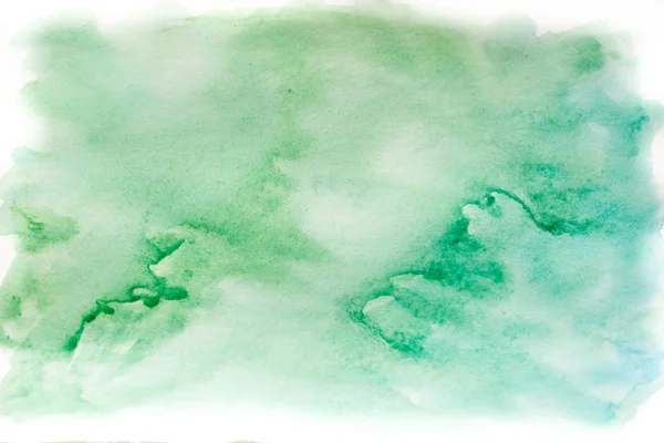 Acuarela de fondo, azul y verde. Textura de fondo abstracta — Foto de Stock
