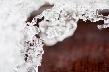 arka plan, kar erir, Bahar damla, buz ve buz sarkıtları