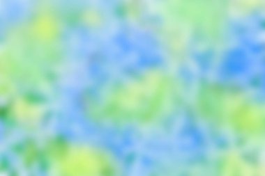 bahar arkaplanı. Mavi, yeşil defocus bokeh arkaplan. Çiy damlaları ya da yağmur. Tasarım ögesi