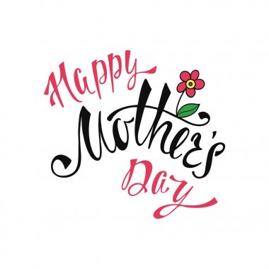 Happy Mother's Day greeting card. clipart