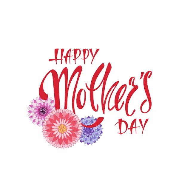 Happy Mother's Day greeting card. — Stock Vector