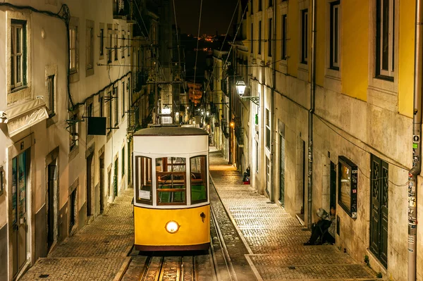 The Bica Funicular — Stock Photo, Image