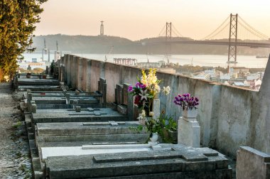Prazeres Cemetery in Lisbon, Portugal