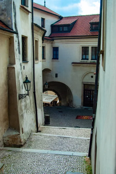 Budynki i architektura Zamku Praskiego. Praga, Republika Czeska. — Zdjęcie stockowe